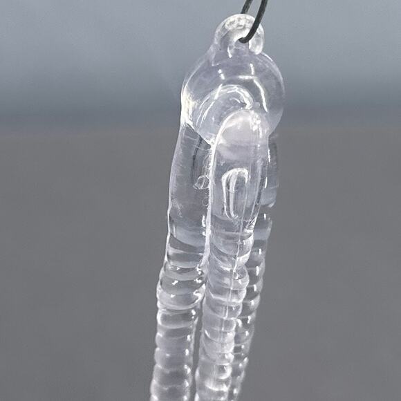 40 VTG Clear Plastic Icicle Ornaments 3 Prong 6” Christmas Winter Holiday Retro - Picture 14 of 16